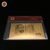 WR – billet de banque en or 100Leva, en Pvc, avec réplique du COA, pour Collection, décoration intérieure, cadeau de noël ► Photo 3/4