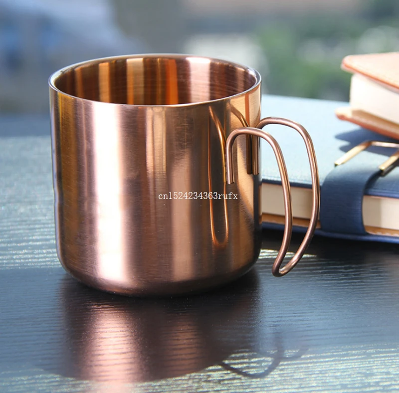 

30pcs 14oz Wine Glass Cup With Handle & Crystal Clear Lids 400ml Insulated Mugs Stainless Steel Double Wall Vacuum Coffee Mugs