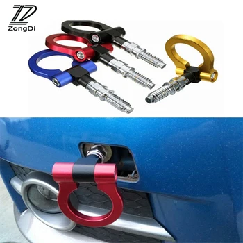 

ZD Car Auto Trailer Ring Hook Vehicle Towing Hanger For Peugeot 307 206 308 407 Alfa Romeo Jaguar Volvo Seat Leon Lada Skoda Kia