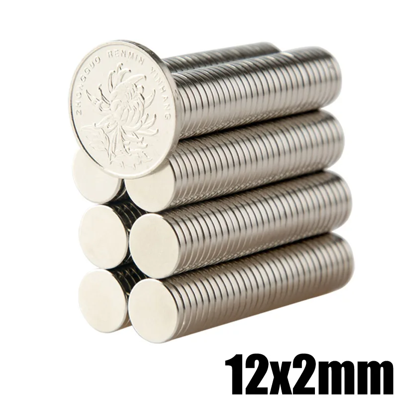 

20Pcs 12x2mm N35 Neodymium Magnet Small Round Permanent NdFeB Disc Super Powerful Strong Magnetic Magnets