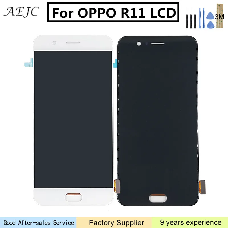 

5.5 inch For OPPO R11 LCD Display Scree with Touch Screen Digitizer Assembly Replacement Parts with 3M Sticker
