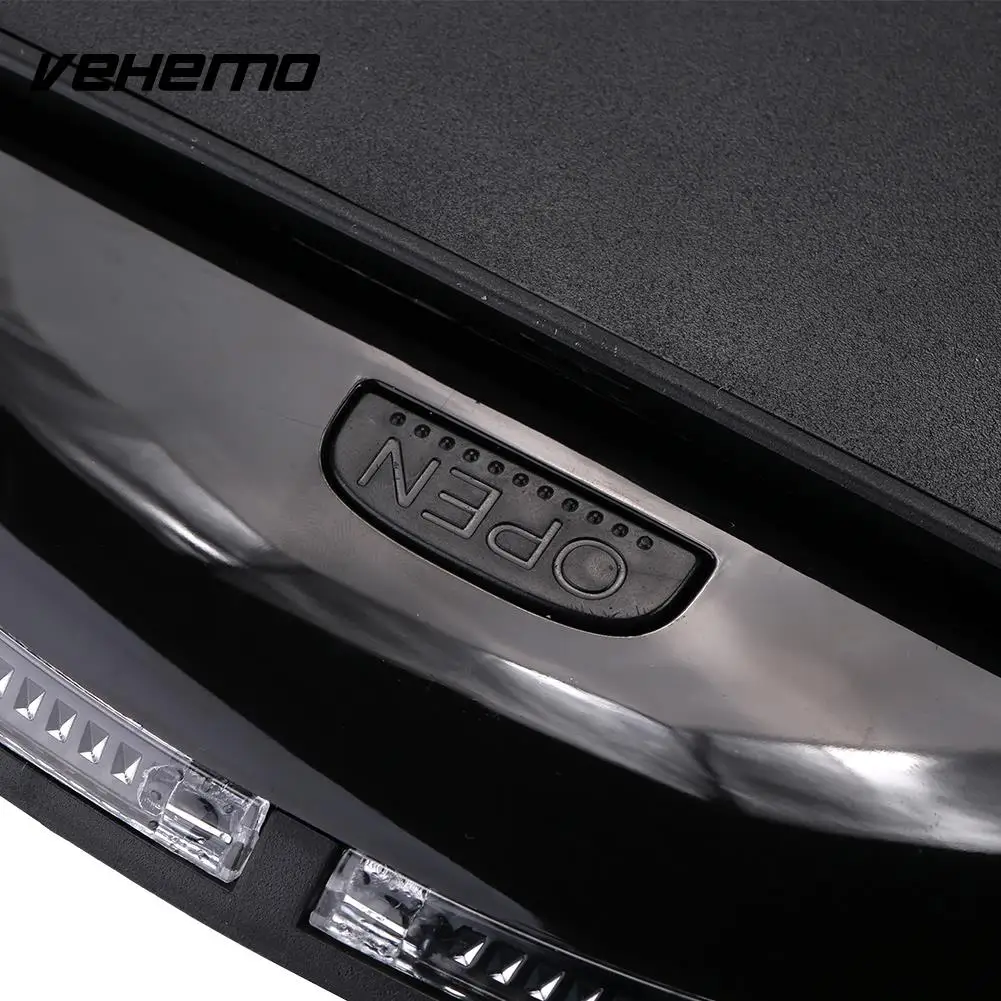 

Vehemo 9 Inch Car Displayer Flip Down Roof Mount Monitor Car Monitor Smart Car DVD Monitor Overhead Universal Reversing Image