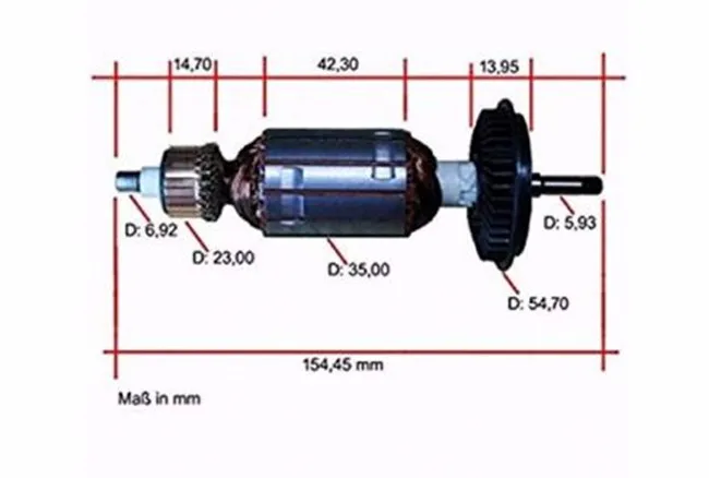 AC220-240V арматура двигатель ротора для BOSCH GWS850C GSW8-100C GWS8-125C GWS8-100CE GWS8-125 GWS8-125CE GWS850CE GWS780C