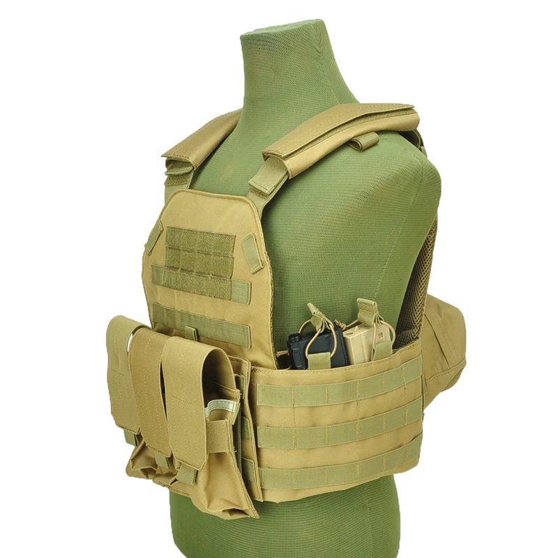 Тактический Жилет Molle бронированный для охоты страйкбола 094K M4 Боевая Экипировка