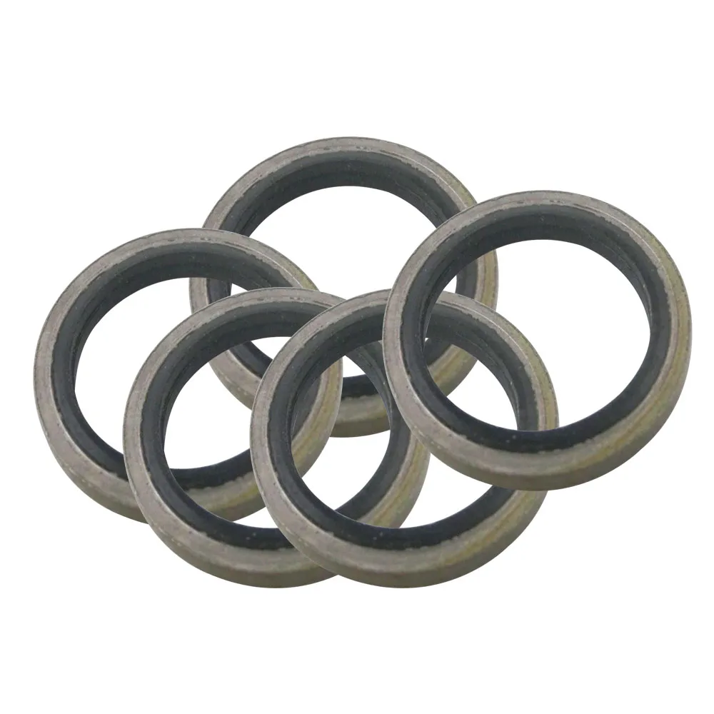 27/30/33/36/39mm Metalen Rubber Gebonden o ring Afdichting Washer Fit