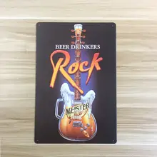 Креативные пива знаки олова, Творческий пива металла плакат для пивной бар Настенный декор для стен, 30x20 см