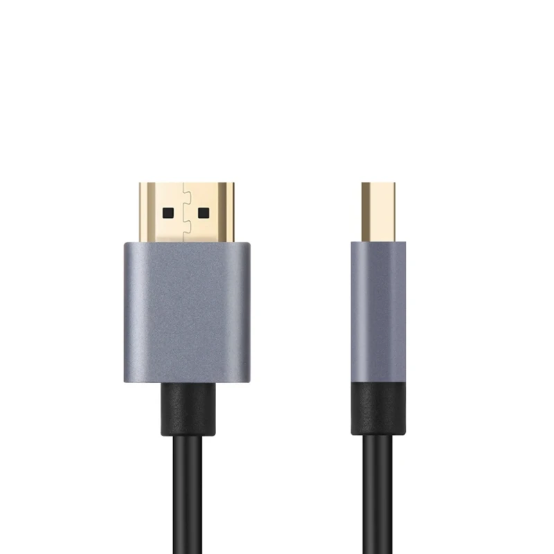 

HDMI To HDMI Cable Braid Shielding 4K 1080P Plug-and-play Connector Cord 99.99% High Purity Oxygen-free Copper Conductor
