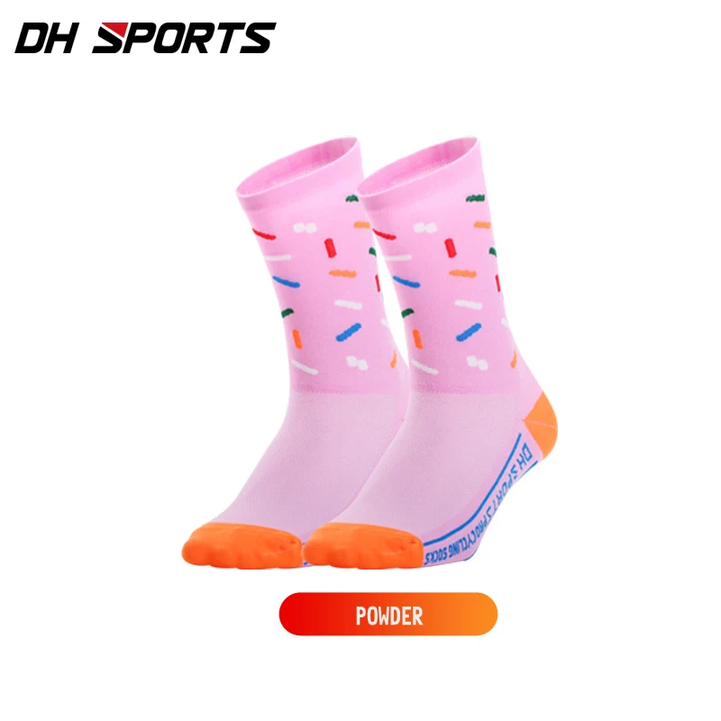 Модные спортивные элитные велосипедные носки Dh, дышащие износостойкие носки для бега на велосипеде, скейтборда, скалолазания - Цвет: 3