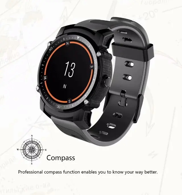 Gps Смарт-часы IP68 Водонепроницаемый Bluetooth 4,0 фитнес-трекер для измерения сердечного ритма многорежимный спортивный мониторинг умные часы