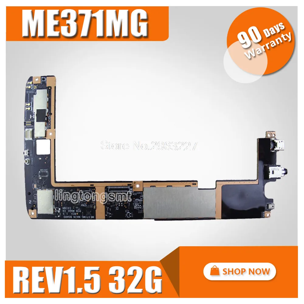  For Asus  ME371MG Motherboard REV1.5 32G Laptop Mainboard 90NK0041-R000CO 100% Tested
