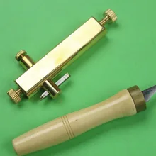 Скрипка/Альт делая инструменты, латунный прочистки паза нож, lutier инструменты