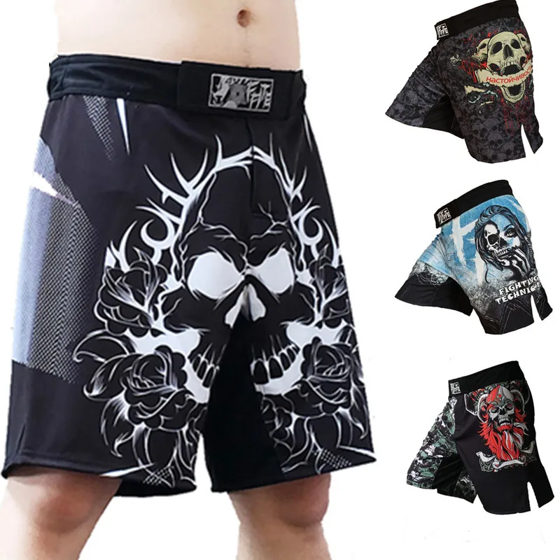 New Kickboxing Trunks MMA Muay Thai Boxing Training Breathable Shorts Clothing