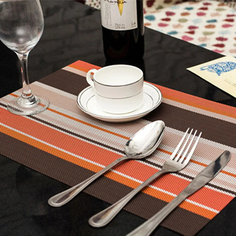 5 اللون طاولة طعام حصيرة قطع قماش توضع تحت الأغراض المختلفة مصنوعة من الكلوريد متعدد الفينيل للماء لوحة عزل حراري من السيليكون اكسسوارات الم... 5 اللون طاولة طعام حصيرة قطع قماش توضع تحت الأغراض المختلفة مصنوعة من الكلوريد متعدد الفينيل للماء لوحة عزل حراري من السيليكون اكسسوارات الم...