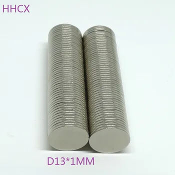 

100pcs/lot Disk magnet 13x1 mm N35 Strong Disc NdFeB Rare Earth Magnet 13*1 mm Neodymium Magnets 13mm x 1mm