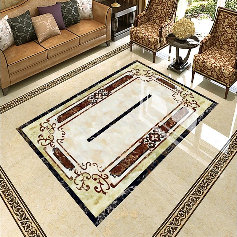 beibehang Large Custom Wallpapers High Temperature Burns Simple Marble
Pattern Tiles Tile Floor Parquet Patterns