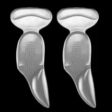 Подушечки для пятки, гелевые подстилки для обуви, поддержка стопы, стелька на высоком каблуке, толстая, мягкая, Т-образная, нескользящая, самоклеящаяся, невидимая подушка