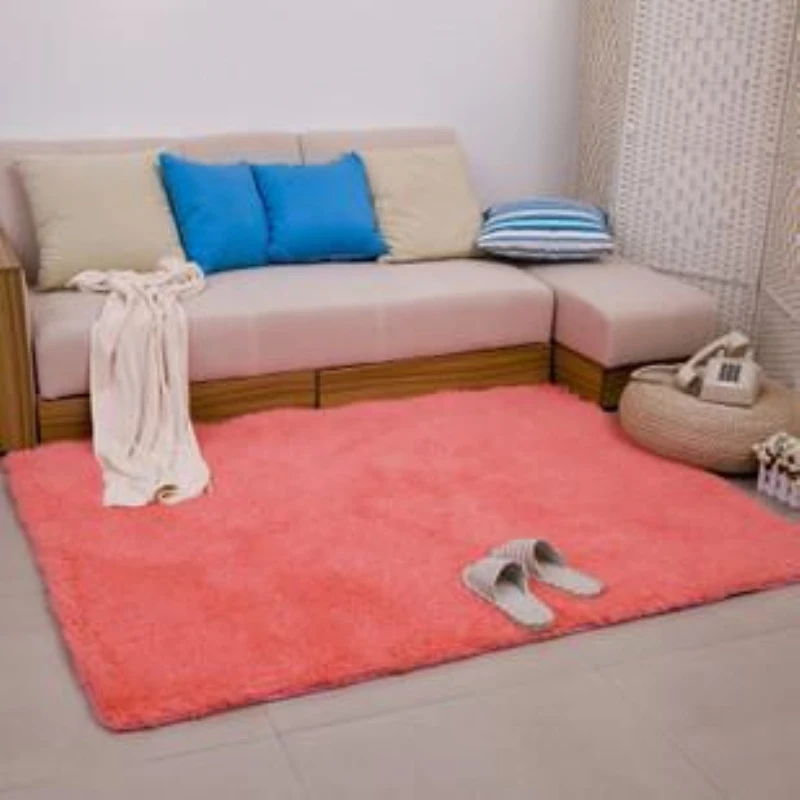 New Fashion Pink Fluffy Rugs Anti Skid Shaggy Area Living Room Home Bedroom Carpet Thick Coral Velvet Floor Mat Losicoe S10 Carpet Thickness Bedroom Carpetfashion Rugs Aliexpress