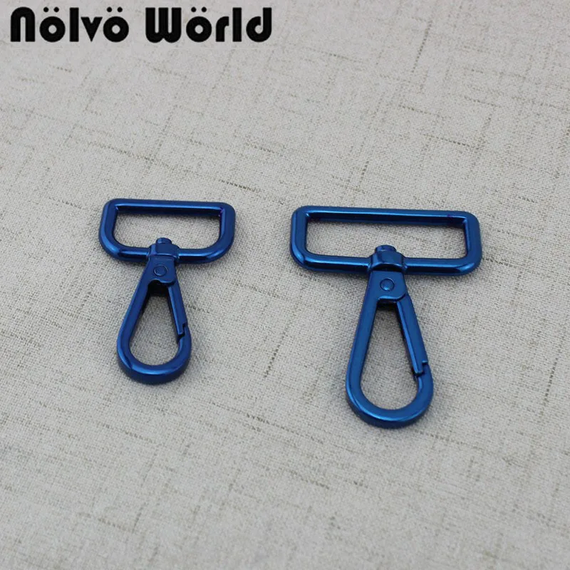 

10pcs 30pcs 26mm 38mm NEW bule tone swivel snap hook metal swivel clasp lobster claws swivel hooks hardware hook clasp
