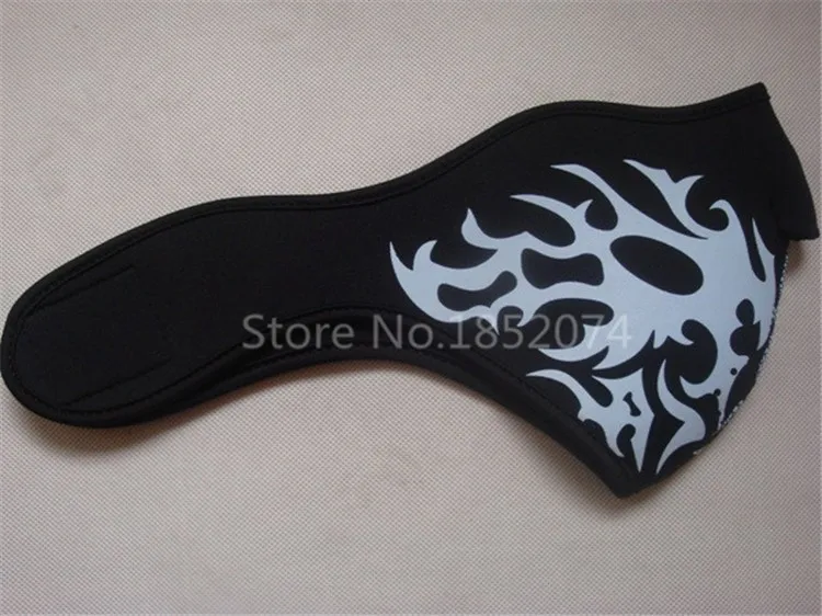 Download Black Neoprene Half Face Mask Tribal Design Biker Skier Highway Cycling Mask Motorcycle Mask Motorcycle Valve Motorcycle 400ccmask Wrestling Aliexpress PSD Mockup Templates