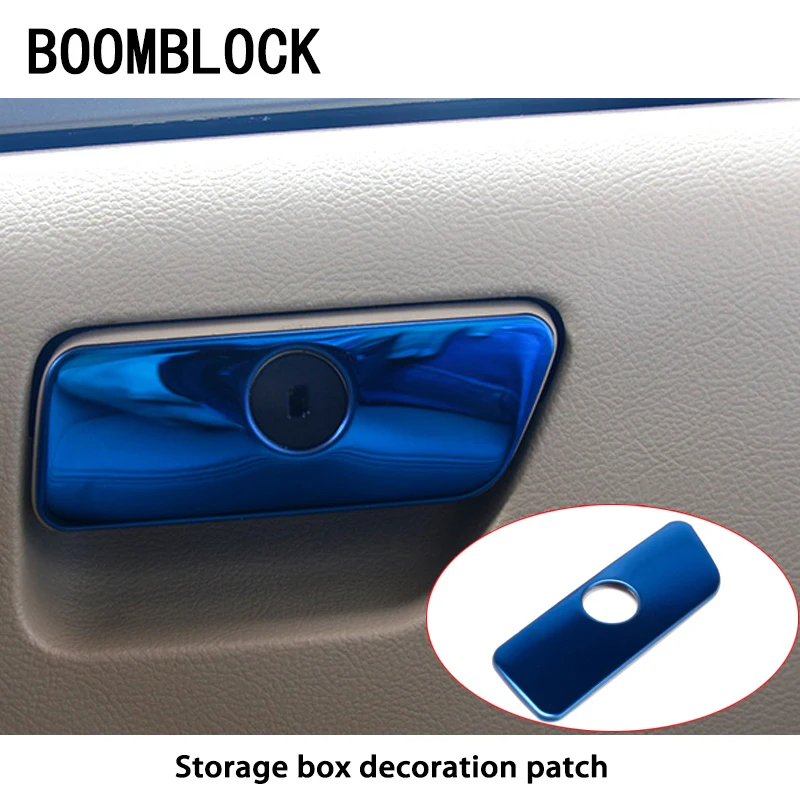 

Auto Car Styling Stainless Steel Stickers Covers For Ford Mondeo MK5 MKV 2017 2018 Storage Box Cabinet Strips Covers Accessories