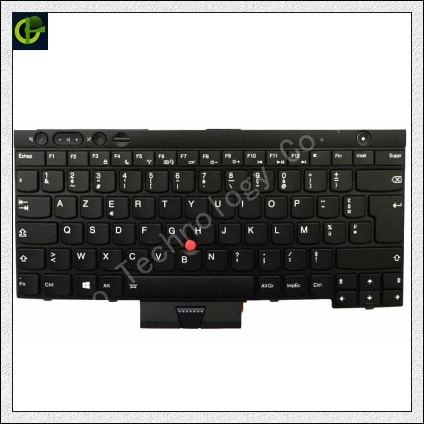 French AZERTY keyboard for Lenovo ThinkPad 0C02008 51E03P 04X1326 V130020AK3 FR CS1285 FR