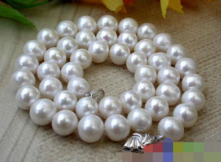 

song voge gem nanJ0457 ROUND WHITE FRESHWATER PEARL NECKLACE
