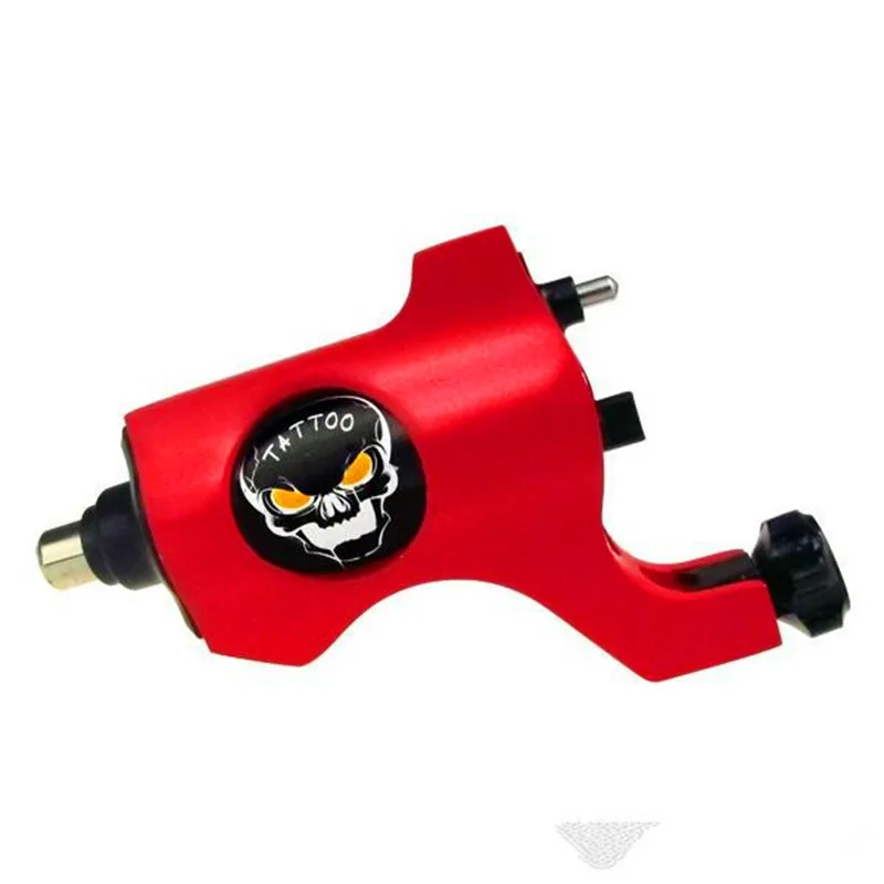 

Tattoo Trends Bishop Style Rotary Tattoo Machine Gun RCA PLUG Tattoo Grip Red RedLiner Shader Ghost Head