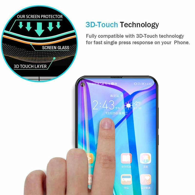 10D Curved Tempered Glass Film For Samsung Galaxy S9 S8 S10 Plus S10e Privacy Full Protect Screen Protector For Galaxy Note 9 8