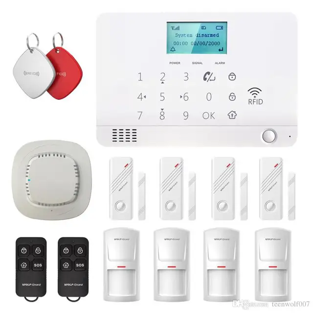 Aliexpress Wolf Guard Diy Lcd Gsm Wireless Home Alarm Security Burglar System Control Door Window Sensor Pir Smoke Motion Detector From Aliexpress Wolf Guard Diy Lcd Gsm Wireless Home Alarm Security Burglar System Control Door Window Sensor Pir Smoke Motion Detector From