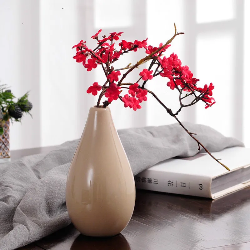 

Chinese Creative Buddhism Ceramic vase Home decor living room dining table Flower arrangement jarrones decorativos moderno