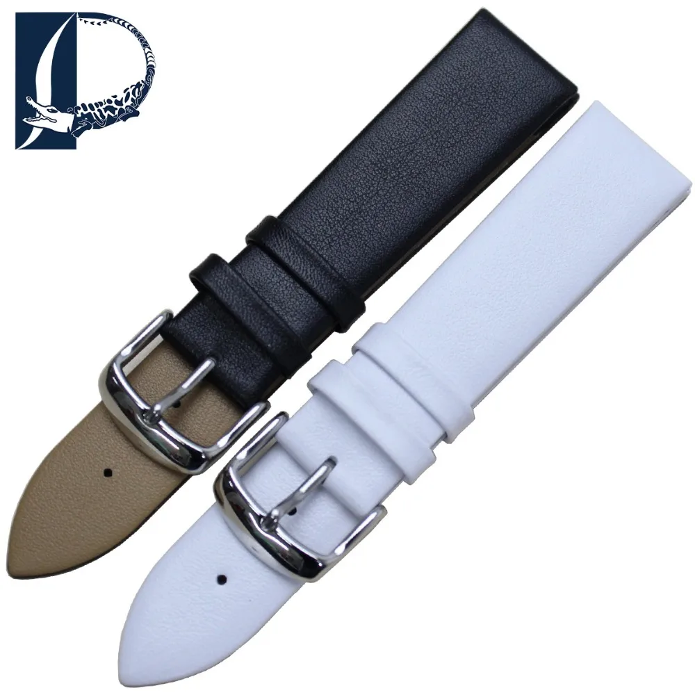 Pesno 12mm 14mm 16mm 18mm 20mm 21mm 22mm Genuine Leather Watchband Smooth Pattern font b Watch