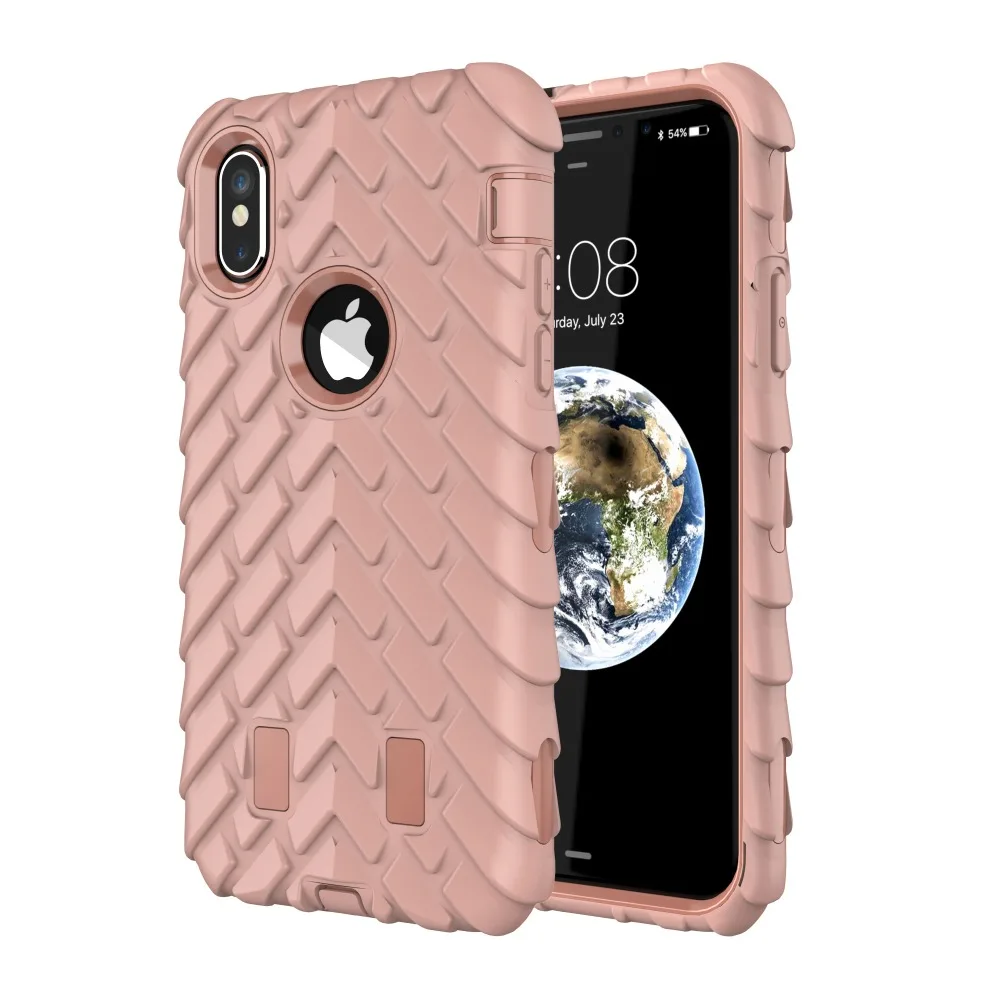 For Apple iPhone X 6 7 8 Plus Phone Cases Soft TPU Hard PC