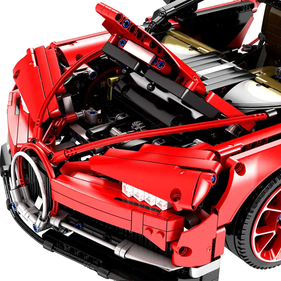Detail Feedback Questions About Super Race Car Technic Series Red