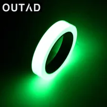 

OUTAD 10M Luminous Tape Self-adhesive Glow In Dark Safety Stage Home Decorations Night Vision Safety Security Warning Tape