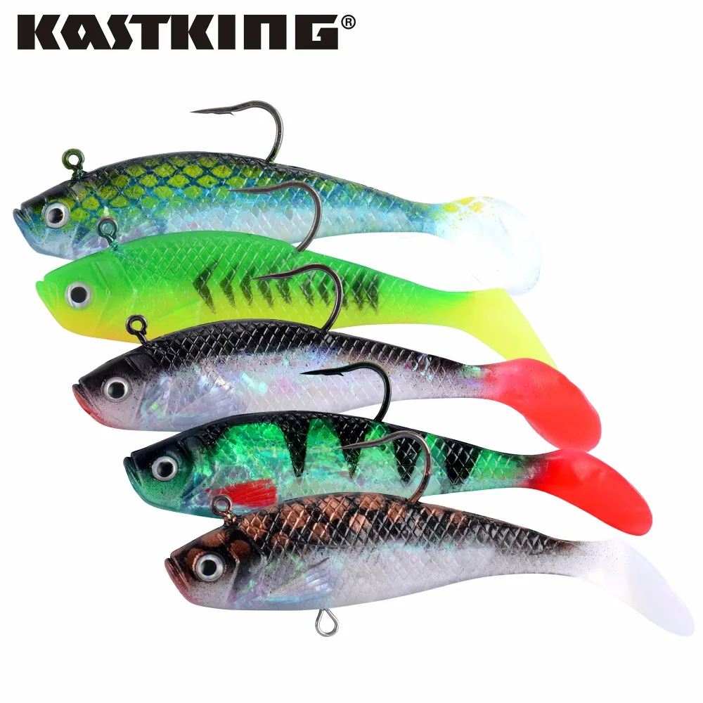 KastKing Brand 98mm 3pcs/lot Soft Lead Fish Fishing Lures 19.08g