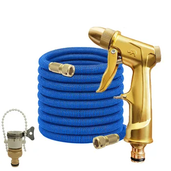 

Gardening hose Telescopic Magic Watering Hose EU pvc Hose Adjustable Nozzle Car Wash Weapon Garden Supplies hose pipe