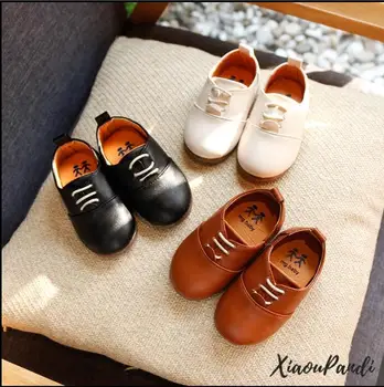 

New spring children's peas shoes England boys and girls shoes baby casual shoes children soft bottom princess shoes