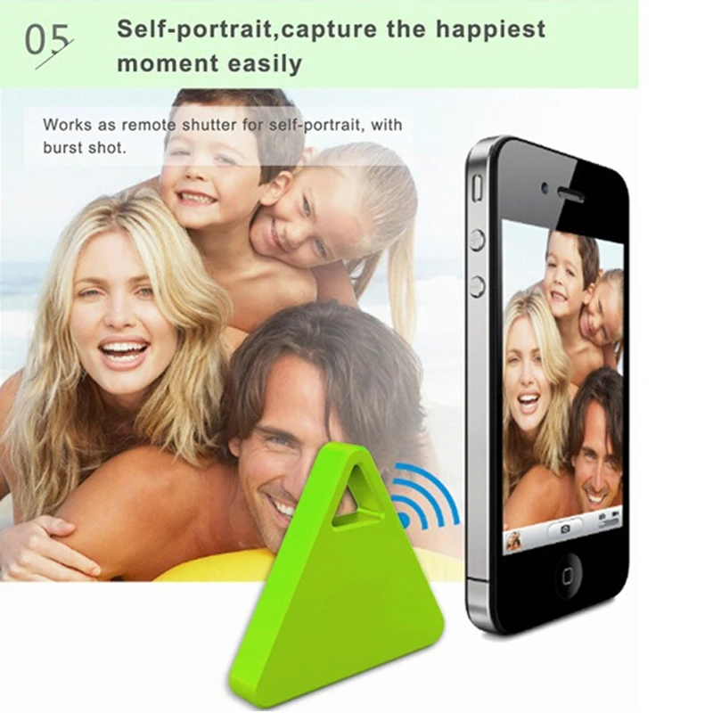 Mini Smart Bluetooth 4.0 GPS Tracker Anti-Loss Wireless GPS Mobile Tracker Locator Alarm Low Power Triangle Key Tracking Display