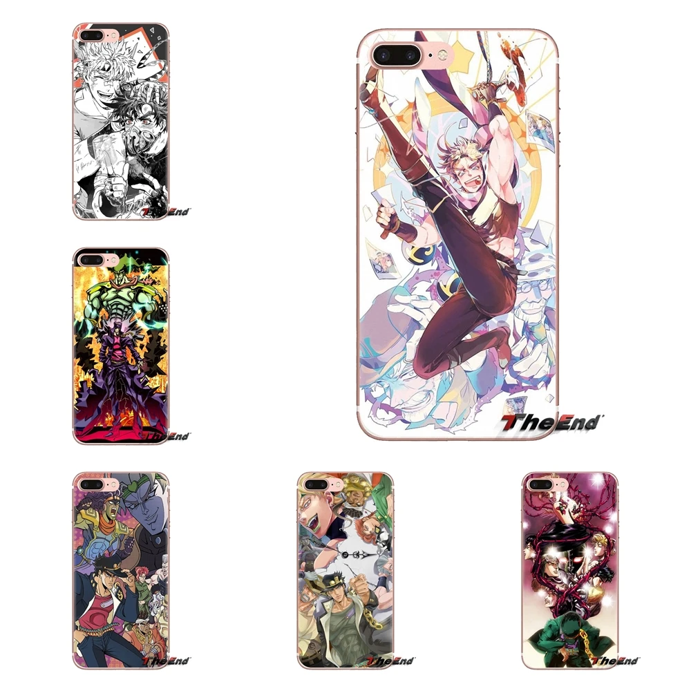 

For Xiaomi Redmi 4A S2 Note 3 3S 4 4X 5 Plus 6 7 6A Pro Pocophone F1 Transparent Soft Shell Covers JoJo Jonathan Joestar