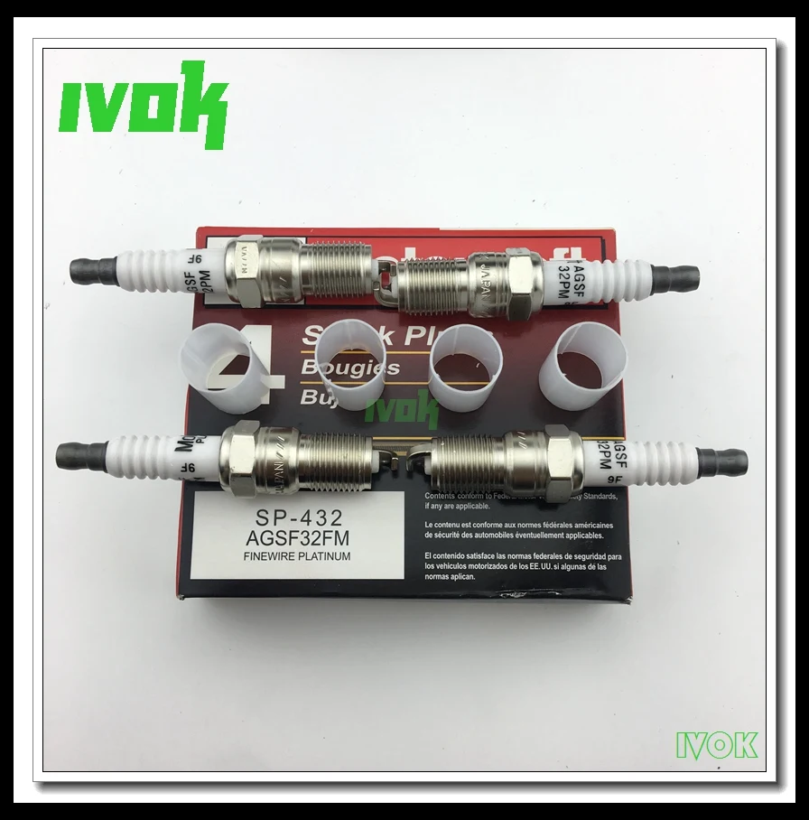 

8pcs/lot Spark Plug For Ford Contour E-150 Explorer F-250 Ranger Thunderbird Lincoln Mark VIII Town Car Mercury SP-432 AGSF32FM