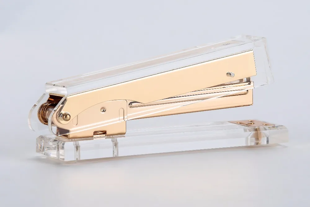 acrylic gold stapler