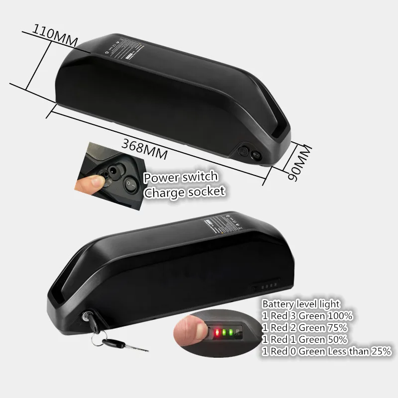 Best EU US RU No tax Bafang BBSHD mid drive 48V 1000W electric bike motor kits  with 52V 17.5Ah Li-ion down tube ebike battery 2