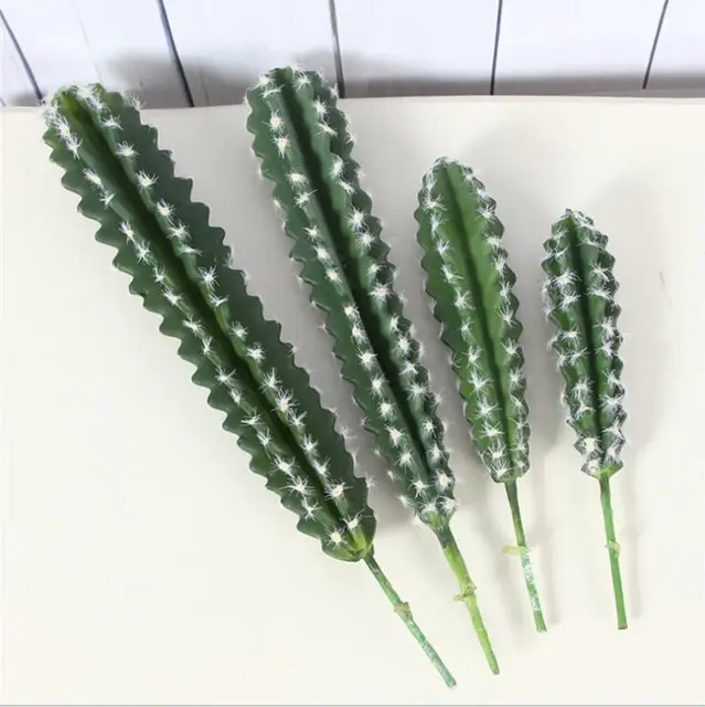 4Pcs/set Large Artificial Cactus Succulent plants Plastic Foam Cacti