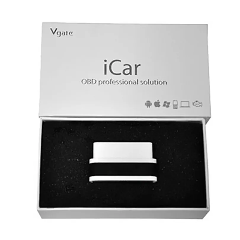 Недавно Vgate iCar2 WI-FI OBD2 OBDII Поддержка IOS/Android Икар 2 уровень для ELM327 WI-FI автоматический диагностический сканер инструмент