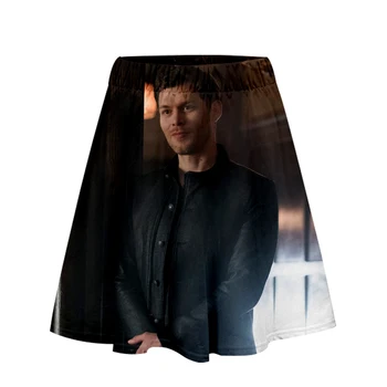 

Niklaus Mikaelson 3D 2019 skirt Print Women summer sexy skirt 2019 New Clothes Casual Cool Ladies Hot sale k-pops skirts Plus