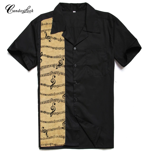 Cheap 2019 New Men Cotton Casual Shirts Hip Hop Single Breasted American Bowling Shirt Male Skateboard Youth Blouses