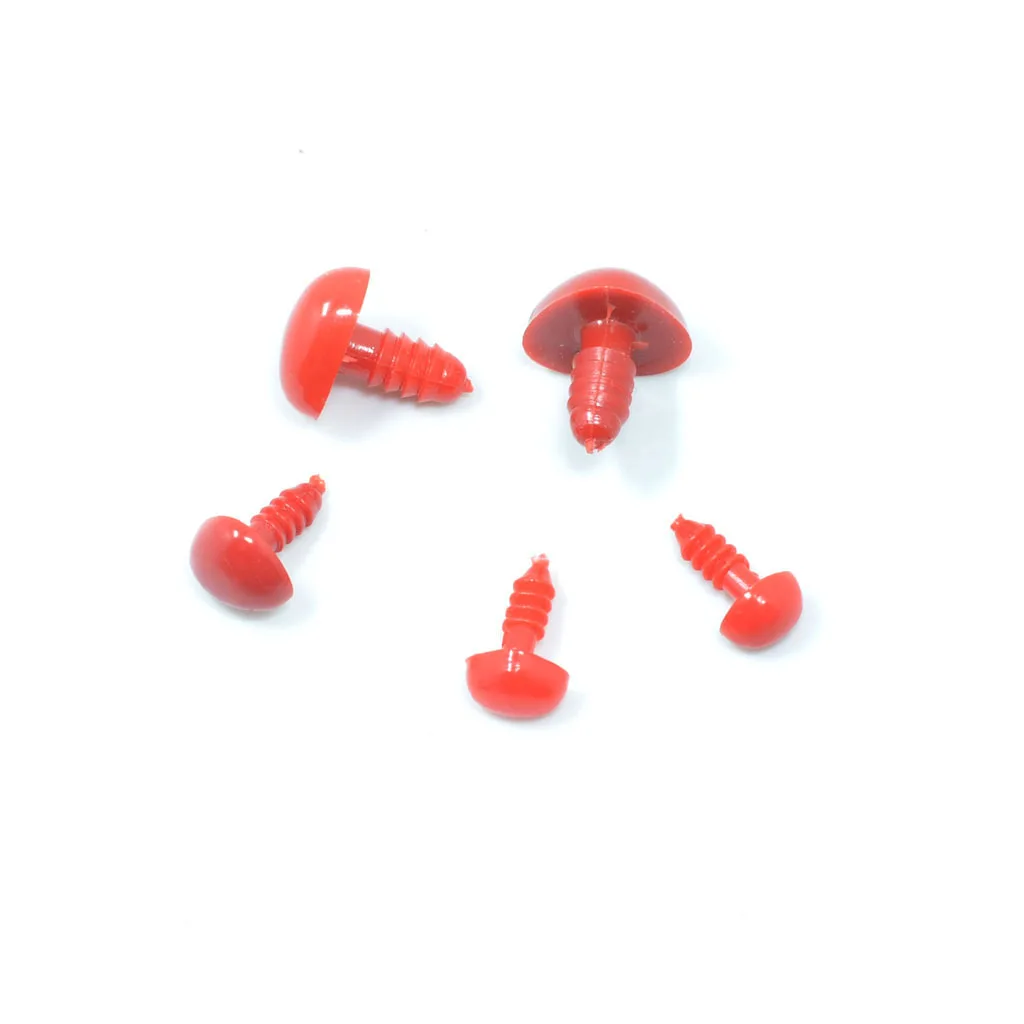 100Pcs Plastic Safety Triangle Nose with Washers Doll Plush Toys Stuffed Animals Making DIY 6x8mm 7x9mm 10x11mm 12x15mm 14x16mm