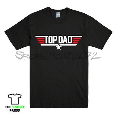 Футболки для мужчин футболка Топ Папа TOPGUN Стиль Печатные мужские футболки