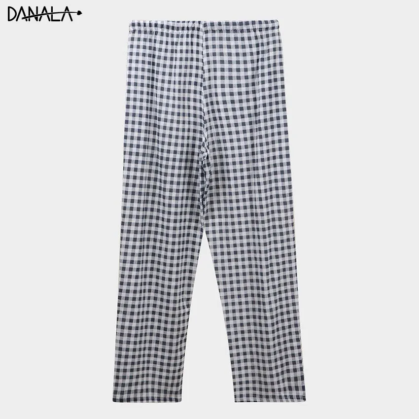 DANALA Cotton Sleepwear Bottoms For Women Vogue Comfortable Casual Elastic Leggings Women High Waist Home Wear