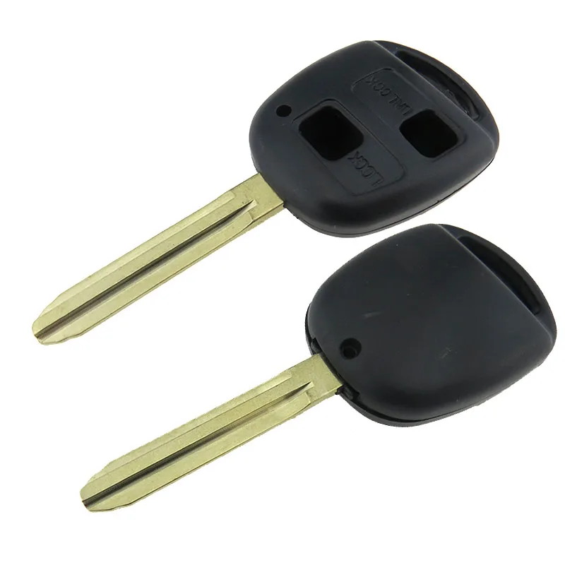 

2 Buttons Remote Car Key Shell Key Fob Case for TOYOTA CAMRY RAV4 Corolla PRADO YARIS Dropship